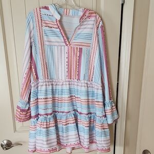 Striped Multicolor Dress